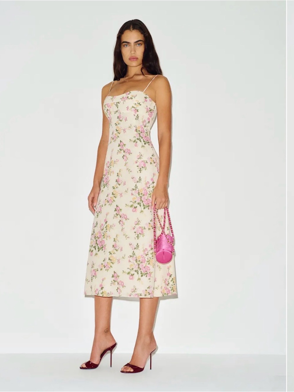 Reformation Milica Dress Ivory - Size 8